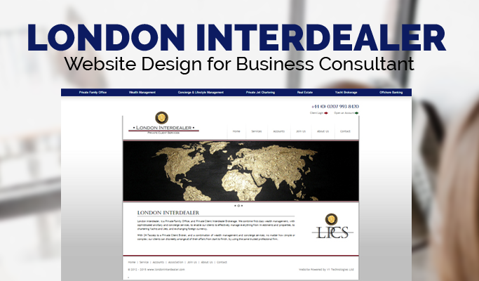 Website Design for Business Consultant